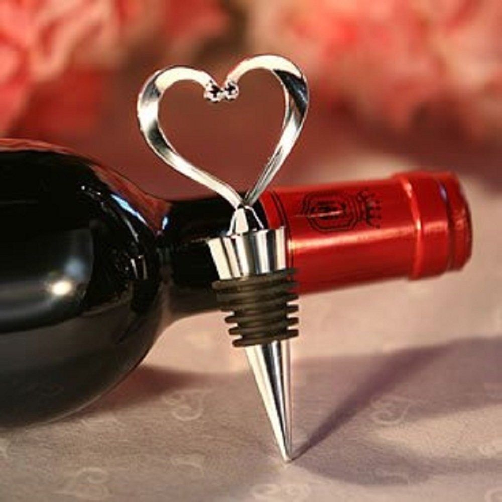 Wine Stopper Crystal Wine Champagne Bottle Stopper Vacuum Sealed Bridal Wedding Gift Wine Bottle Stopper Wine Pourer Stopper