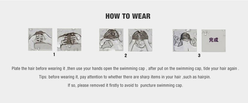 COPOZZ Silicone Waterproof 3D elastic Swimming Caps for Men Women Long Hair Swimming Hat Cover Ear Bone Pool adult swim cap