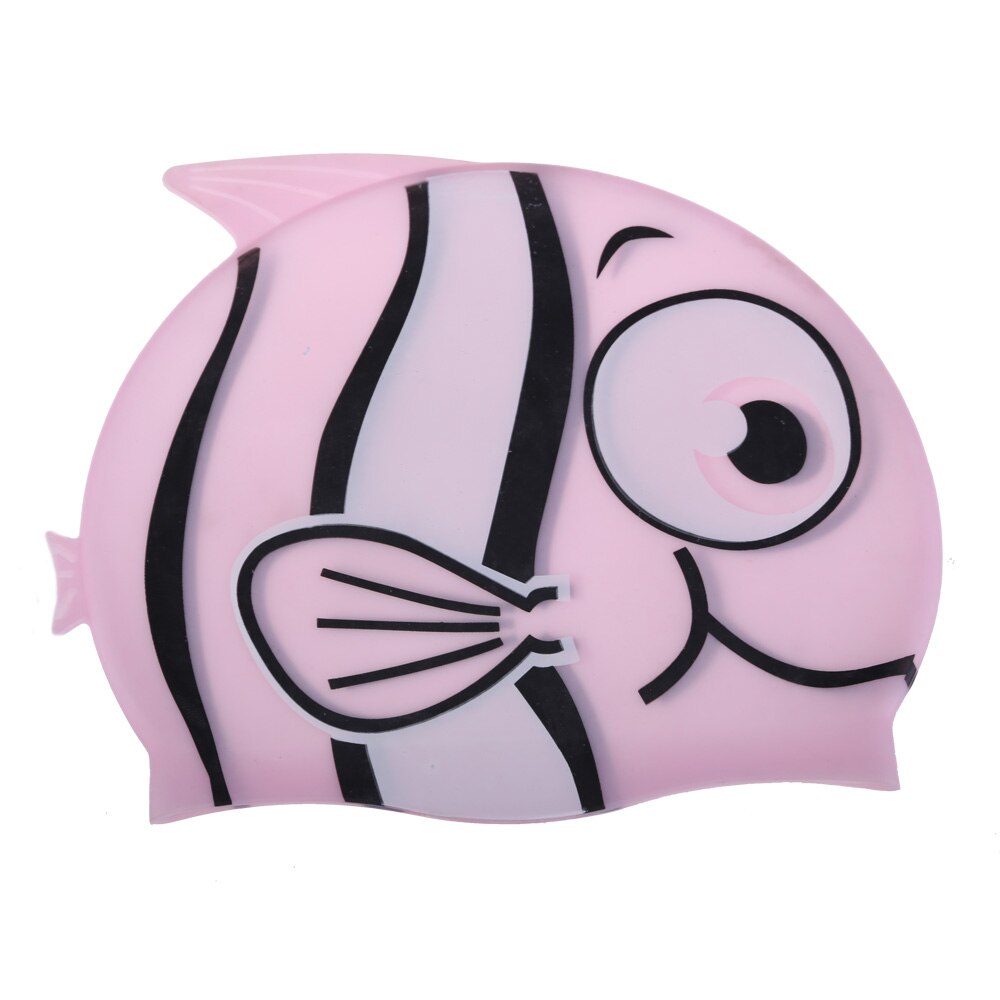 Cute Cartoon Fish Ear Protected Swimming Cap for Kids - Parvaty.com