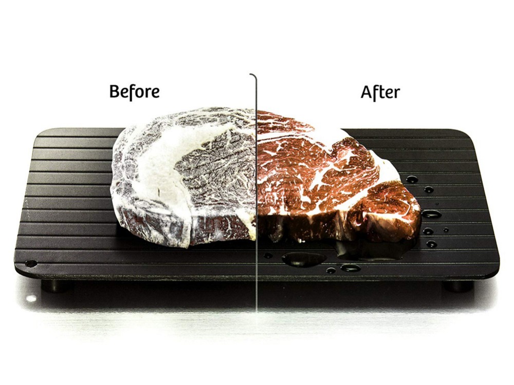 Meijuner Fast Defrosting Tray Thaw Frozen Food Meat Fruit Quick Defrosting Plate Board Defrost Kitchen Gadget Tool
