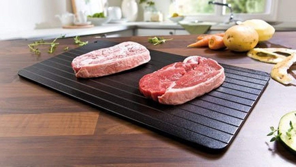 Meijuner Fast Defrosting Tray Thaw Frozen Food Meat Fruit Quick Defrosting Plate Board Defrost Kitchen Gadget Tool