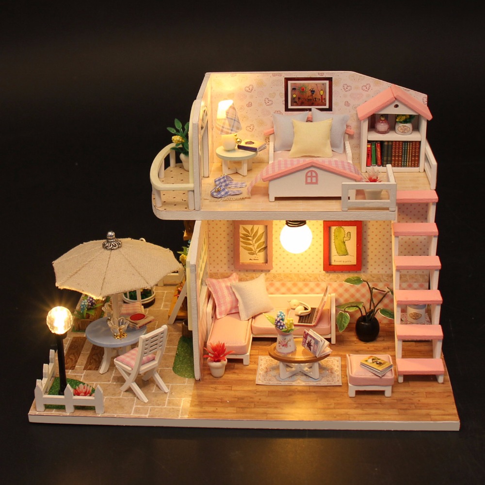 Miniature Villa Dollhouse With Furniture