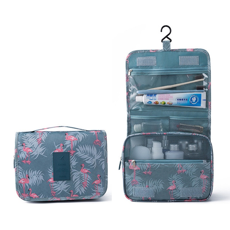 travel cosmetic bag Women Makeup Bags Toiletries Organizer Waterproof Storage Neceser Hanging Bathroom Wash Bag