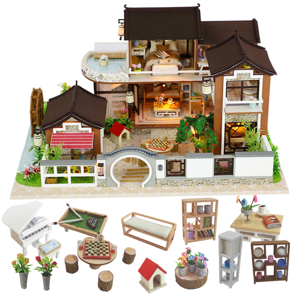 DIY Dollhouse Miniature Luxury House