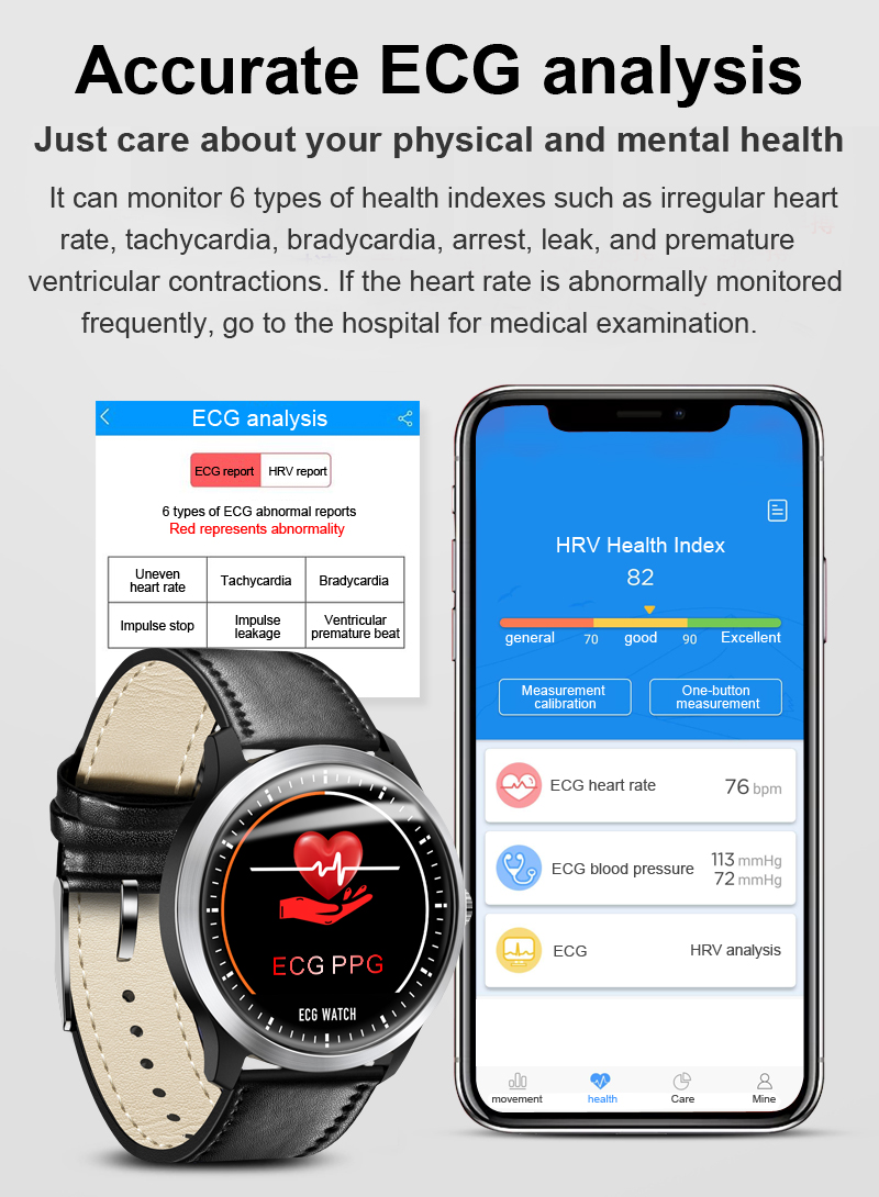 LEMFO 2019 New ECG + PPG Smart Watch Men IP67 Waterproof Sport Watch Heart Rate Monitor Blood Pressure Smartwatch For The Aged