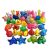 Colorful Soft Rubber Animals Squeaky Bathing Toy For Babies